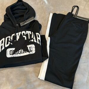 Brand New Rockstar Original Men’s Mallor Baggy Stacked Tracksuit- size L